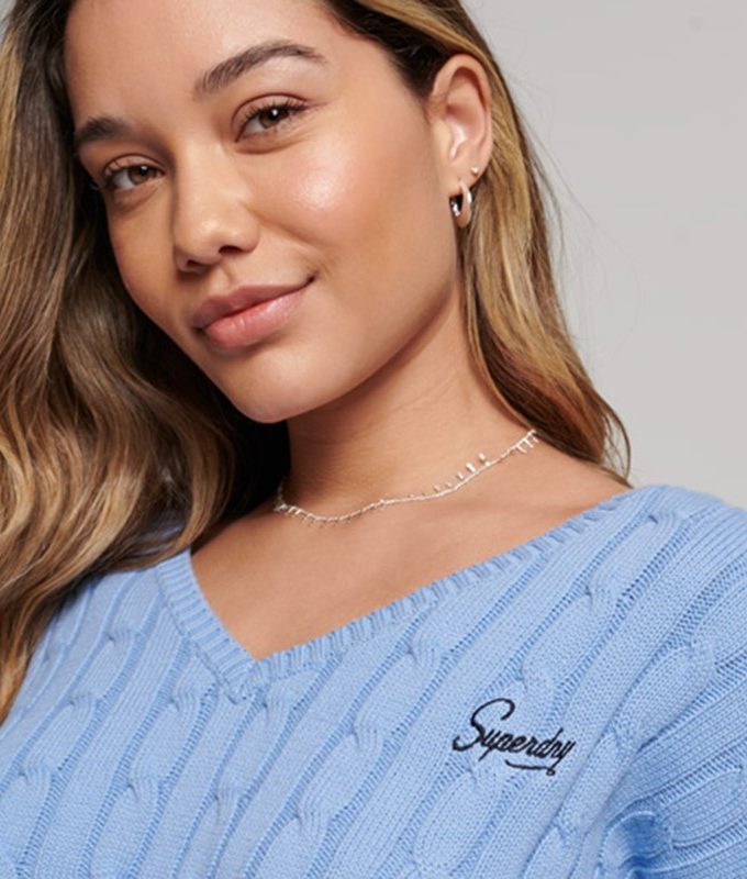 Vintage v neck cable*d1