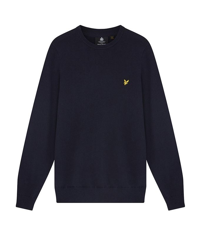 Cotton crew neck jumper