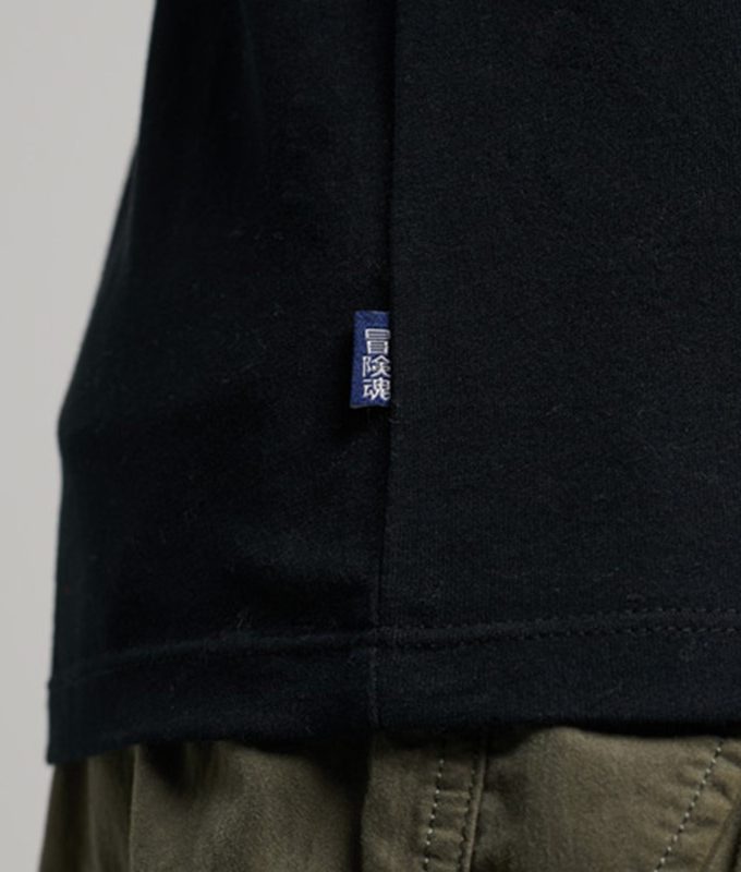 Vintage logo emb l/s top*d1