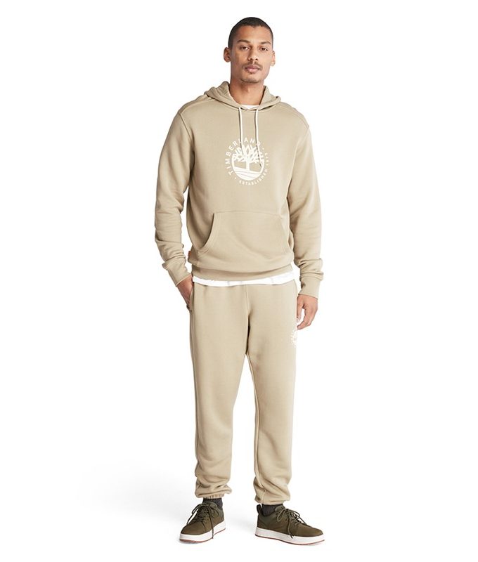 Refibra logo hooded sweatshirt