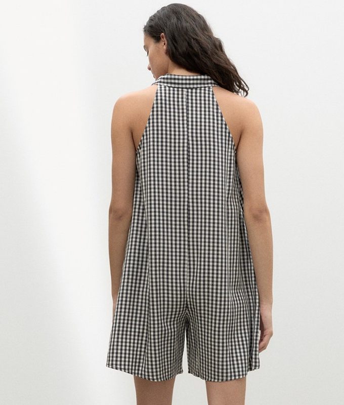 Jadealf vichy dress woman