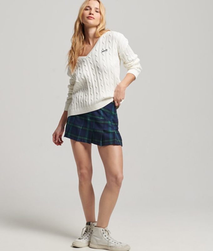 Vintage v neck cable*d1