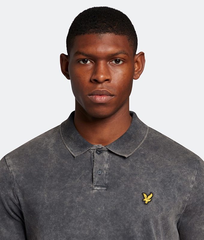 Salt wash polo shirt