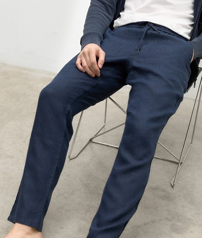 Ethicaalf linen pants man