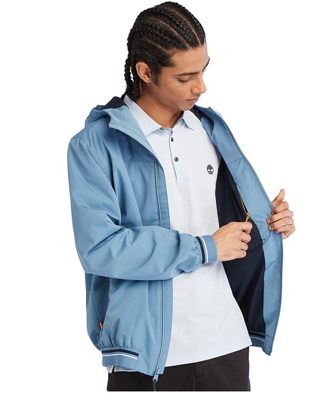 Hooded coastal cool bomber jacket