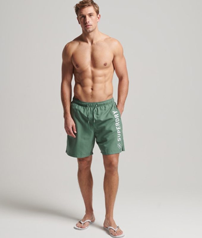 Code applque 19inch swim short