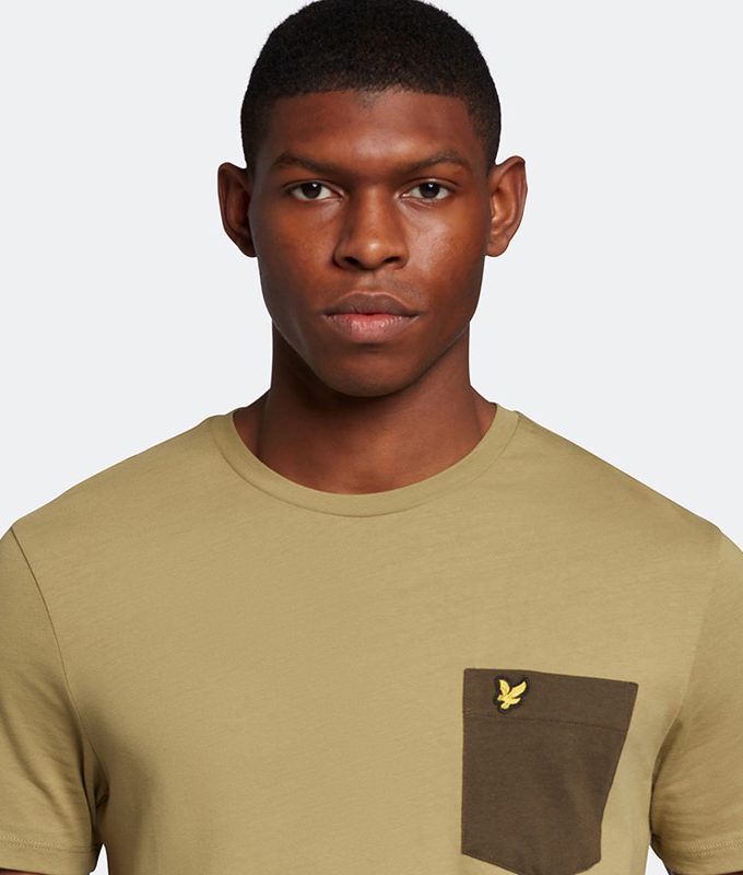 Contrast pocket t-shirt