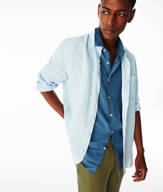 Ethicaalf linen pants man