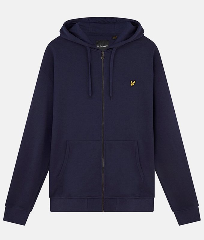 Zip through hoodie