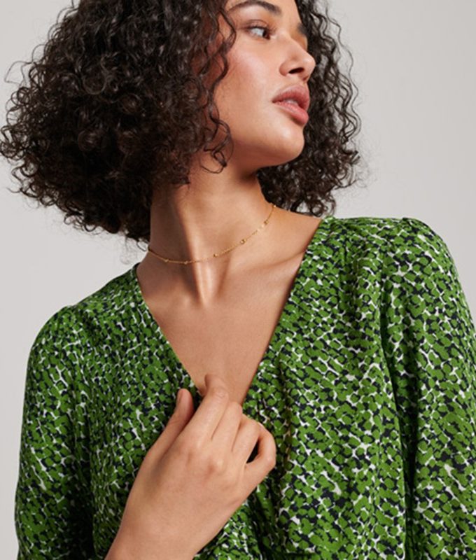 Vintage tie front top*d1