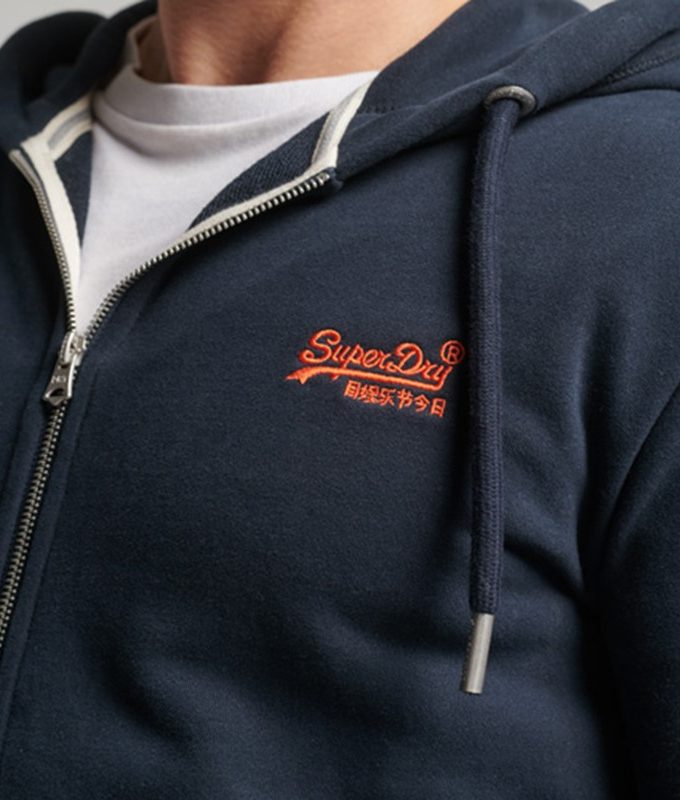 Vintage logo emb ziphood ub*d1
