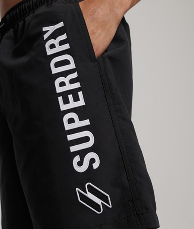 Code applque 19inch swim short