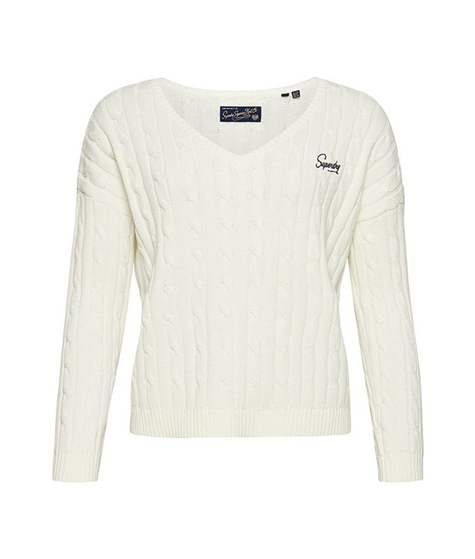 Vintage v neck cable*d1