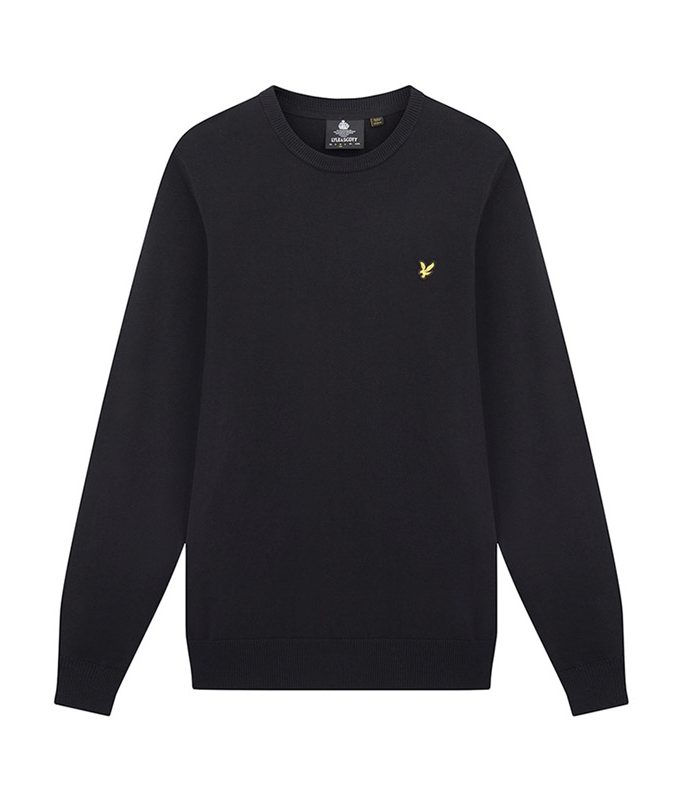 Cotton crew neck jumper