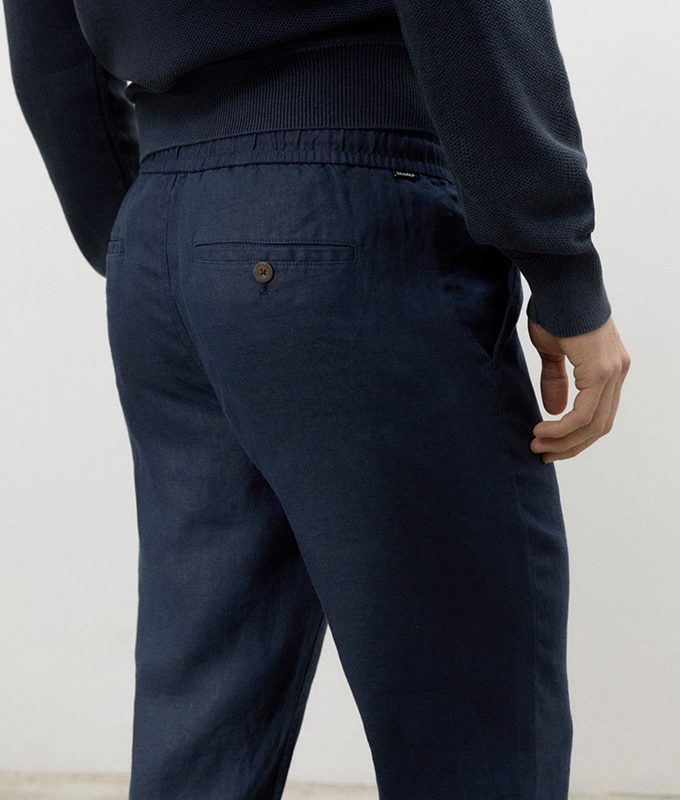 Ethicaalf linen pants man