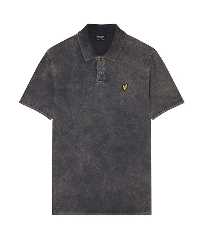 Salt wash polo shirt