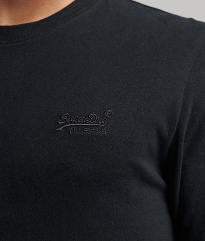 Vintage logo emb l/s top*d1