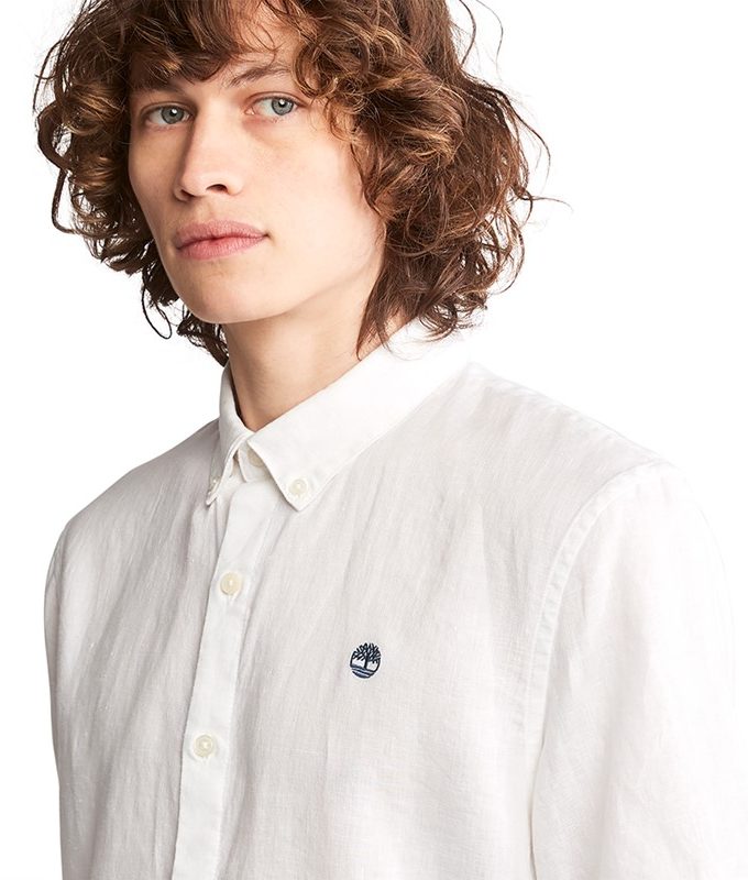 Ss mill river linen shirt slim