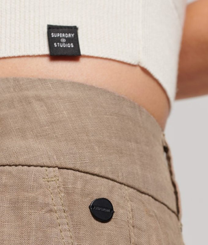 Studios overdyed linen short*d