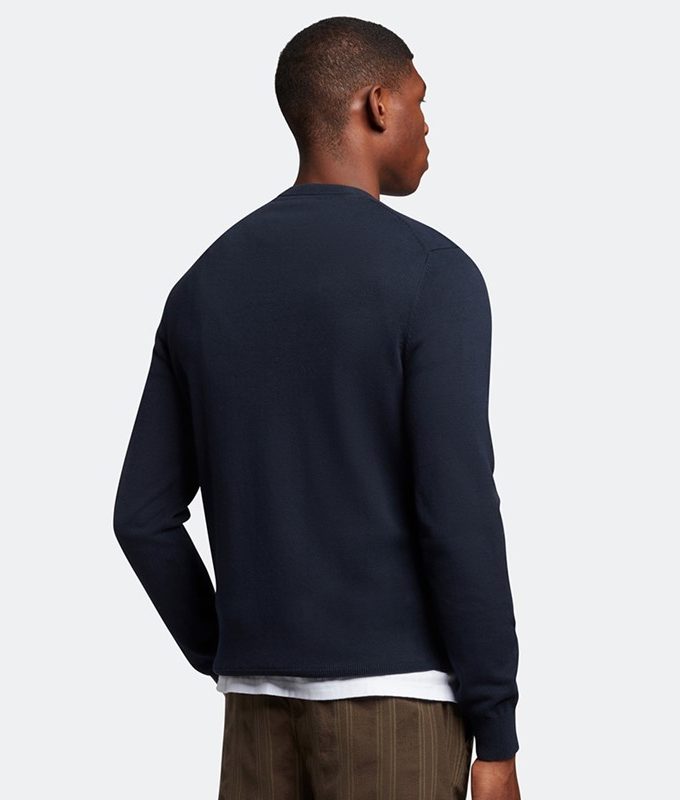 Cotton crew neck jumper