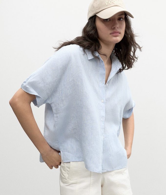 Melaniaalf stripes shirt woman