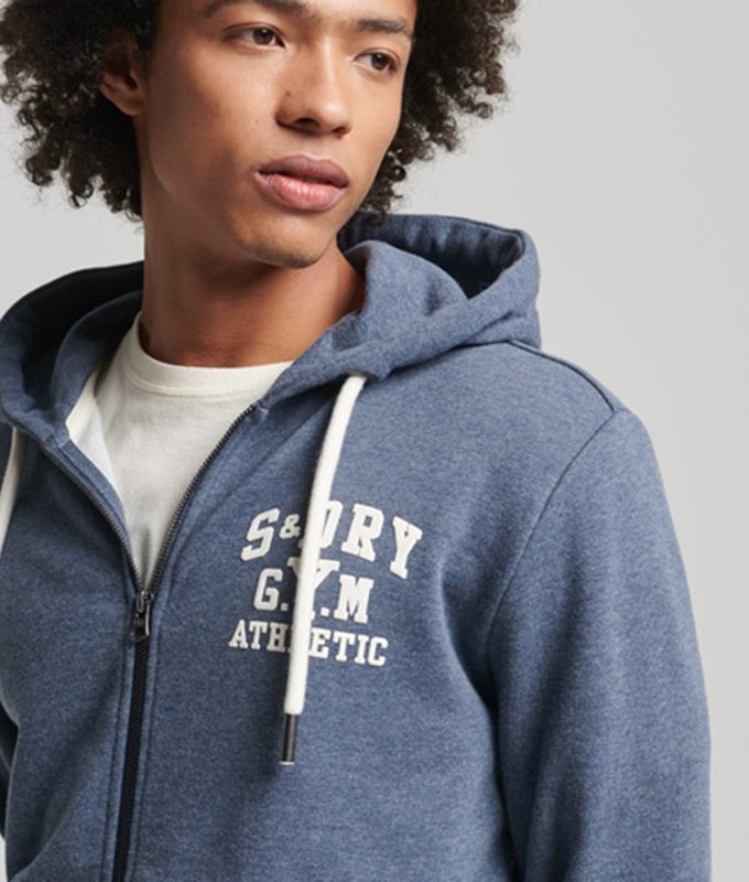 Vintage gym ath ziphood ub*d1-