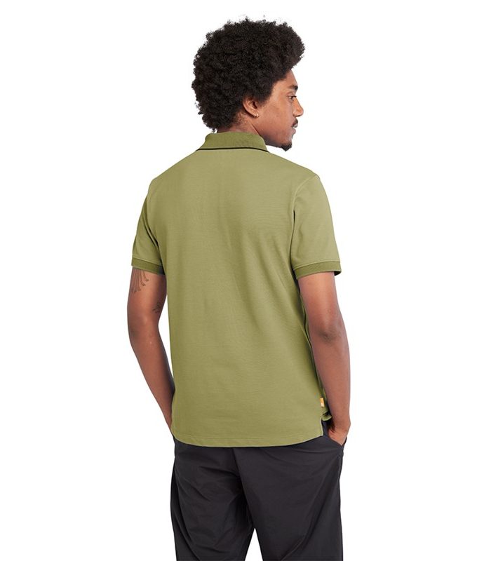 Ss millers river collar neck print polo