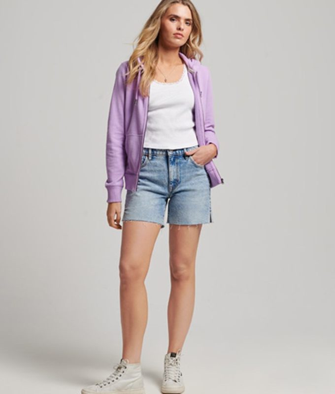 Vintage logo emb ziphood ub*d1