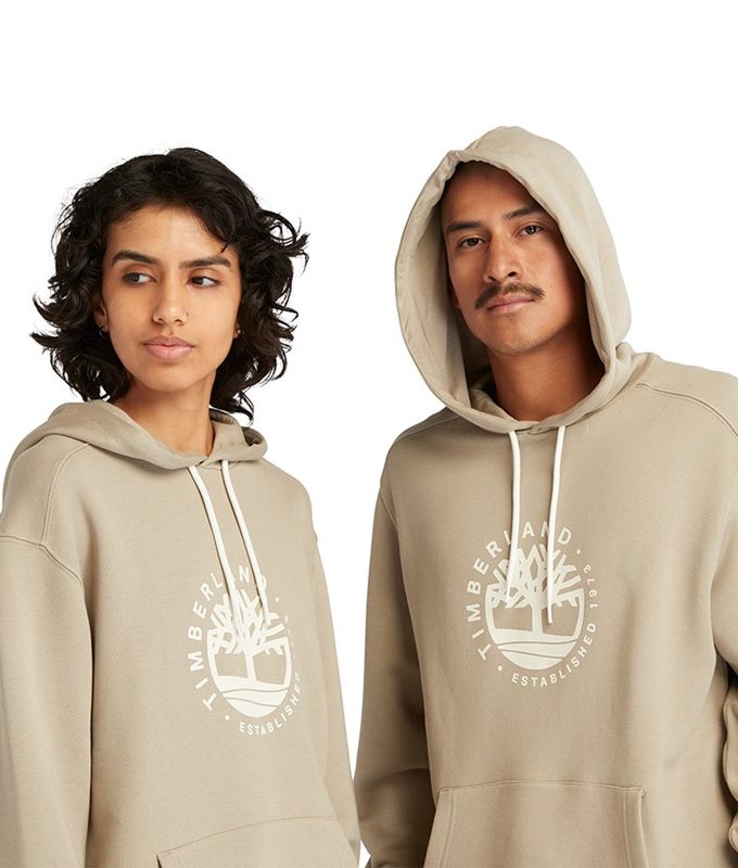 Refibra logo hooded sweatshirt