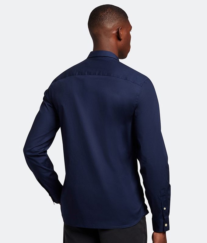 Slim fit poplin shirt