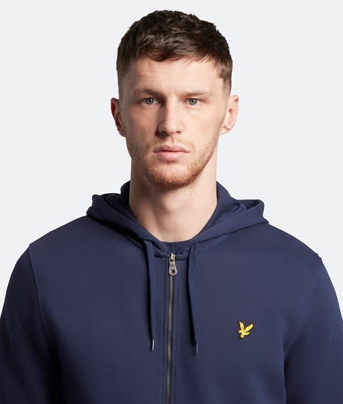 Zip through hoodie