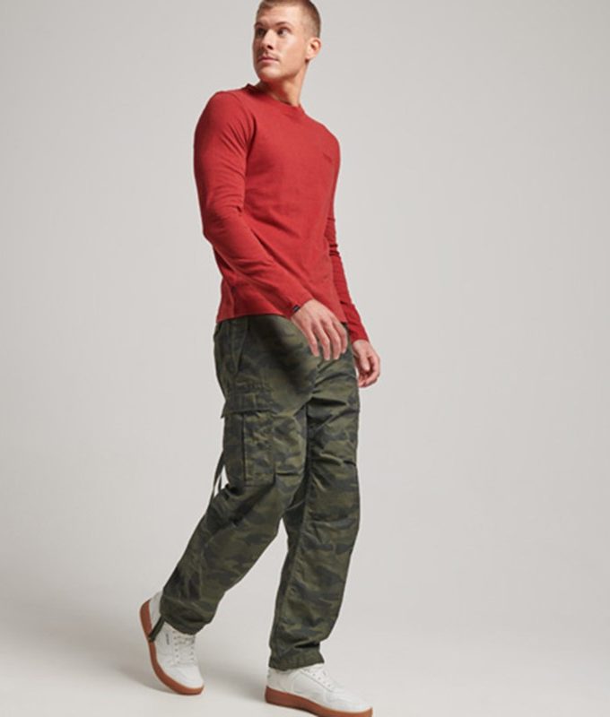 Vintage logo emb l/s top*d1