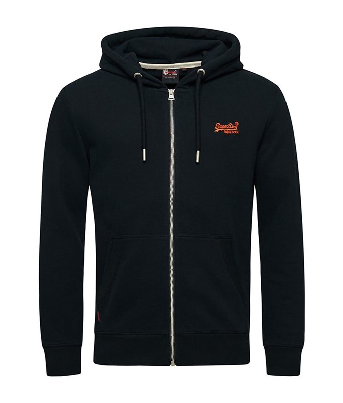 Vintage logo emb ziphood ub*d1