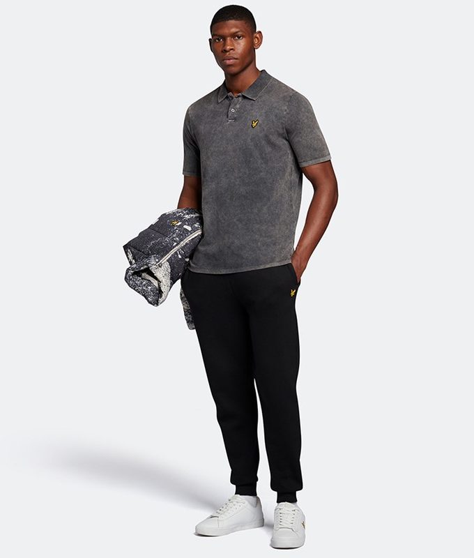 Salt wash polo shirt