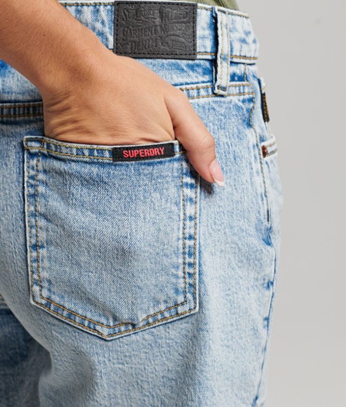 Vintage mid rise cut off short