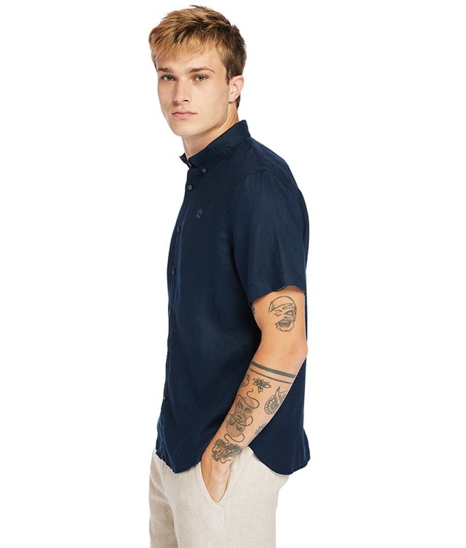 Ss mill river linen shirt slim