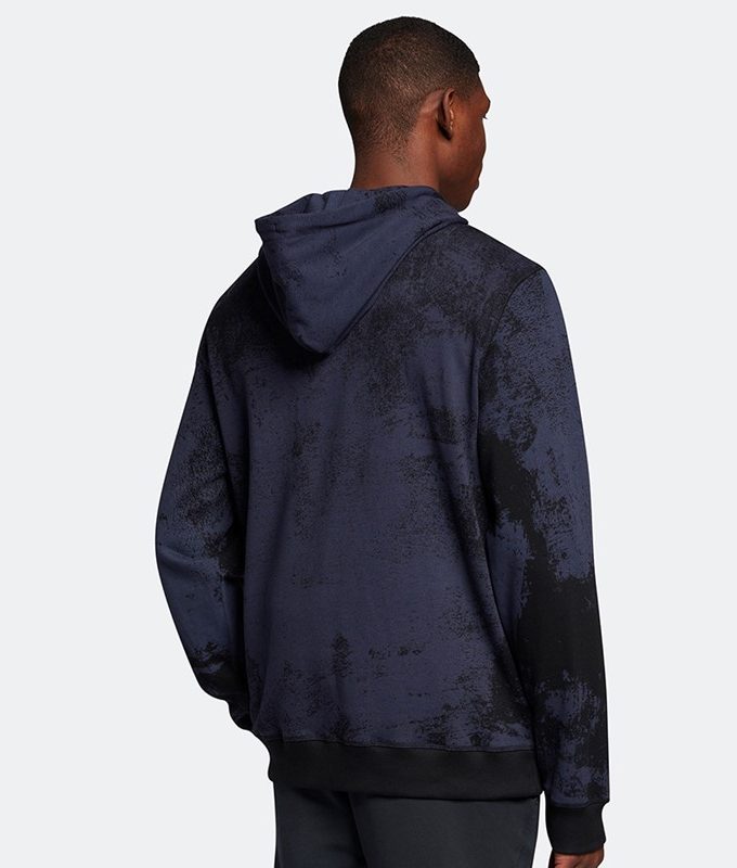 Erosion print hoodie