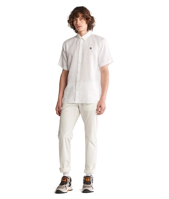 Ss mill river linen shirt slim