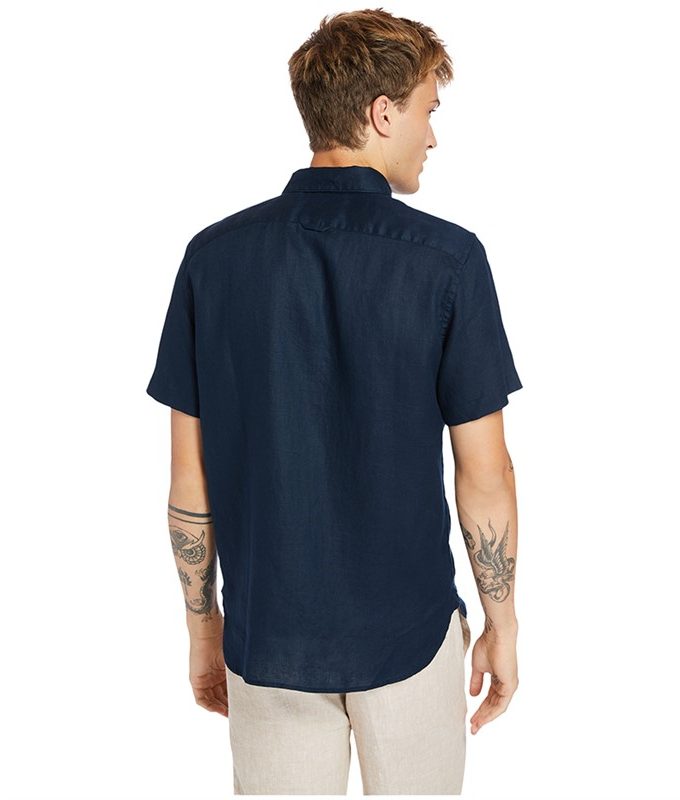 Ss mill river linen shirt slim