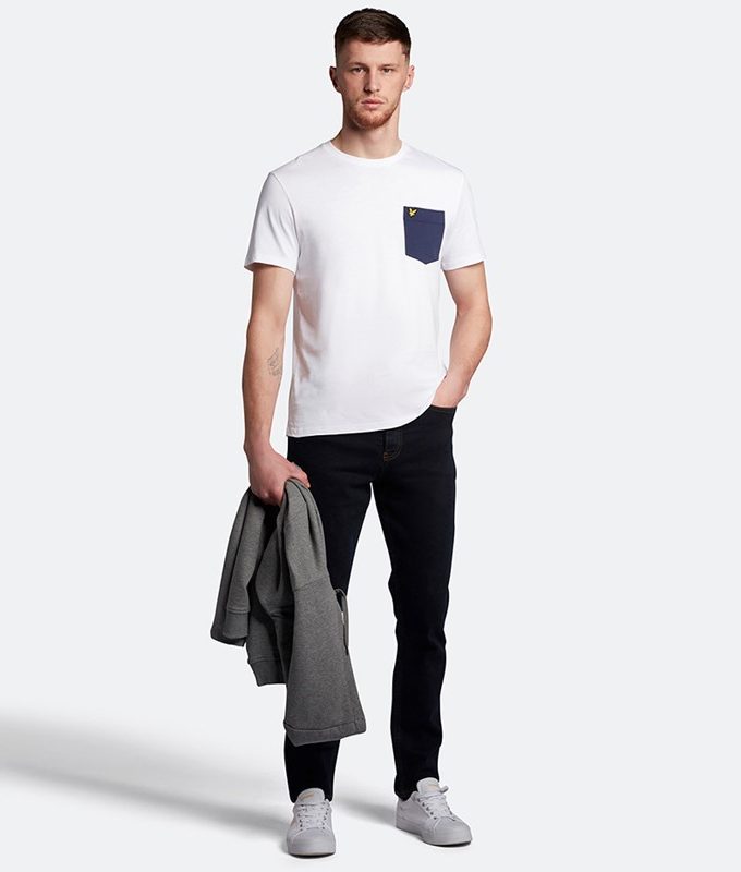 Contrast pocket t-shirt