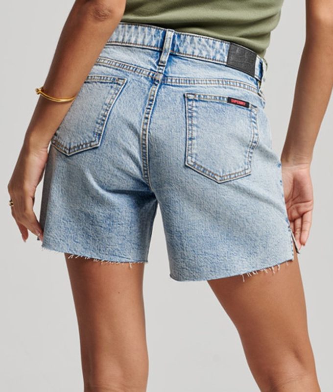Vintage mid rise cut off short