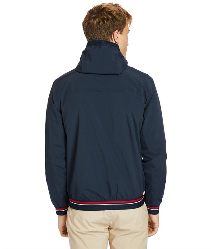 Hooded coastal cool bomber jacket