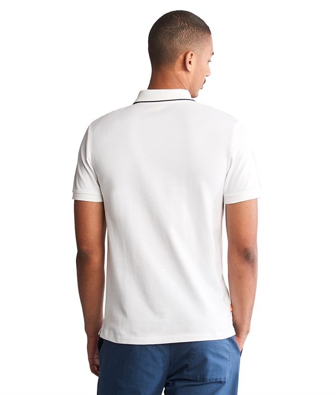 Ss millers river collar neck print polo