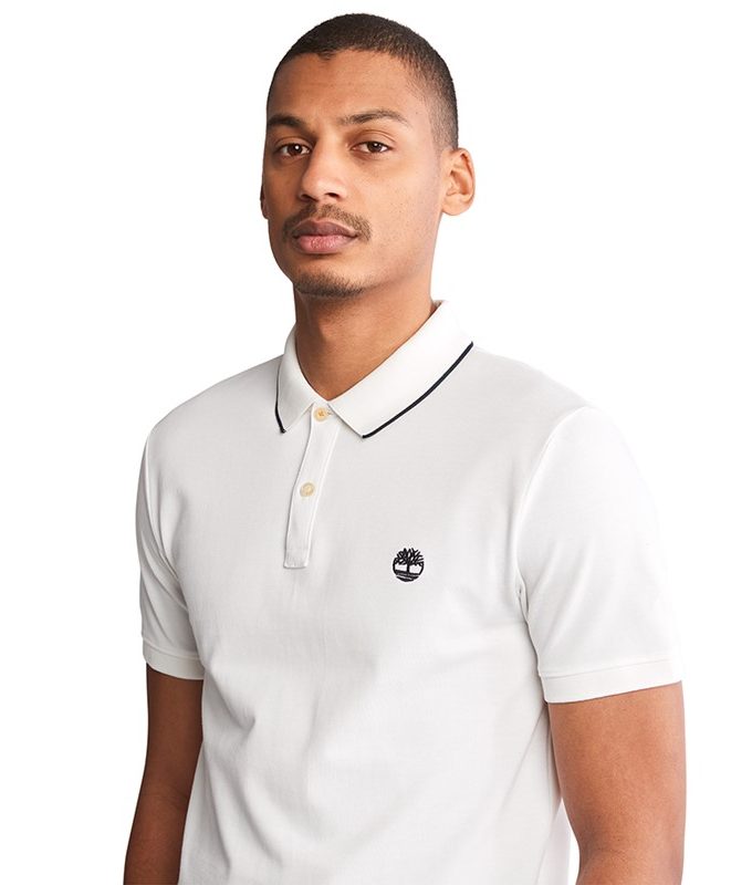 Ss millers river collar neck print polo