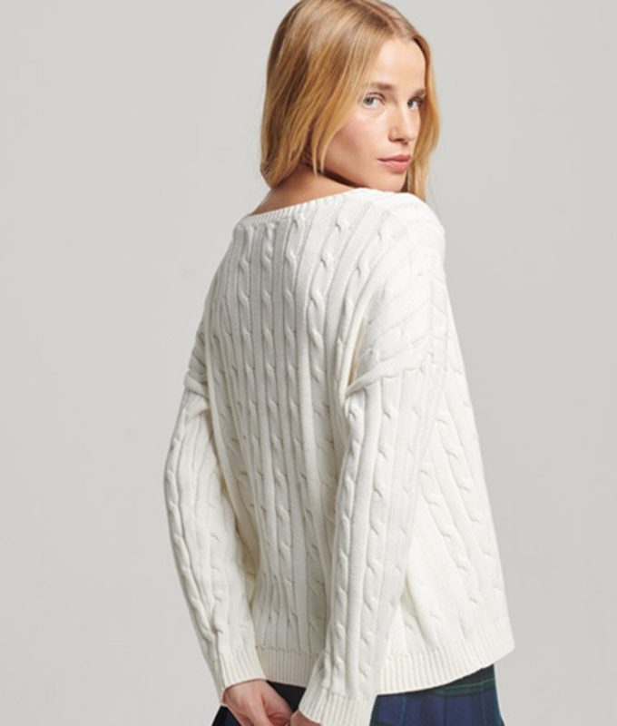 Vintage v neck cable*d1