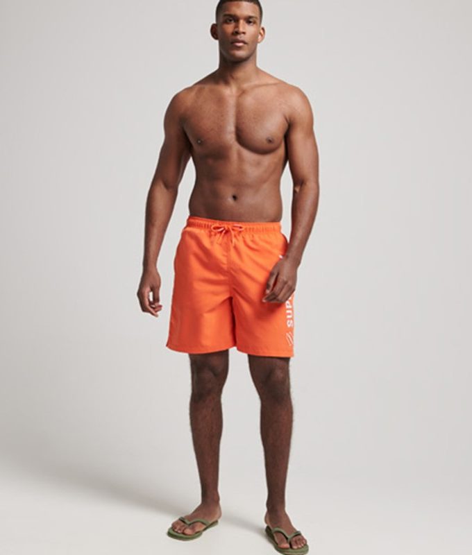 Code applque 19inch swim short